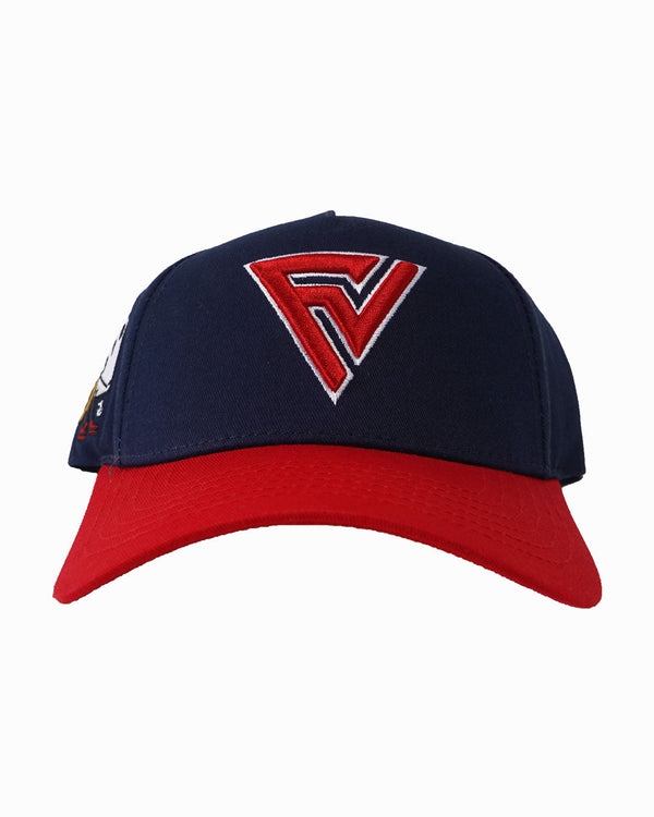 FVV Snapback - Navy Blue/Red