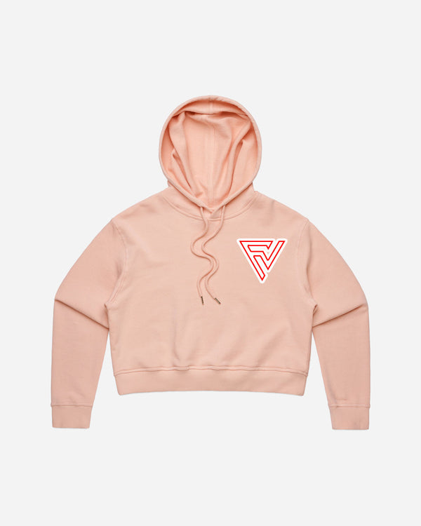 Women's Crop FVV Valentines Hoodie