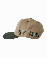 FVV Snapback - Tan/Green