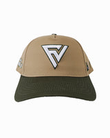 FVV Snapback - Tan/Green